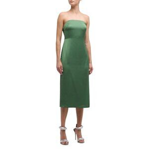 Ramy Brook Lisa Strapless Dress Spruce Green Size 0 NEW NWT